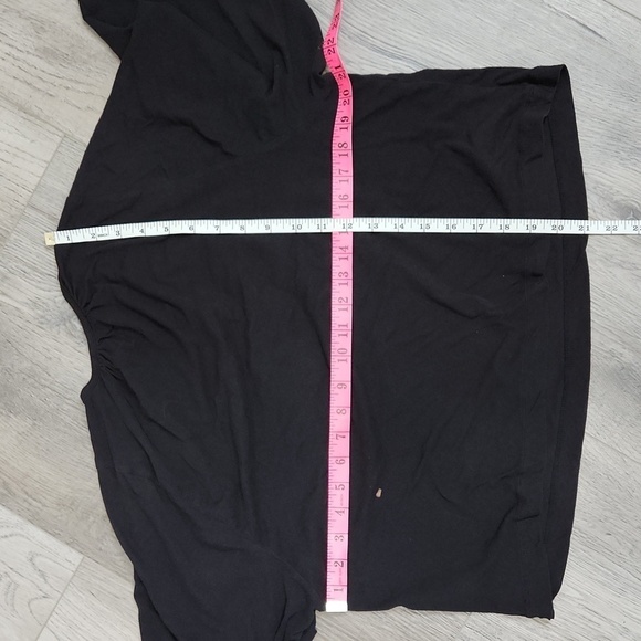 Everlane The Air Poet Black 3/4 Sleeve Crewneck Tee Shirt Size S - Picture 12 of 12